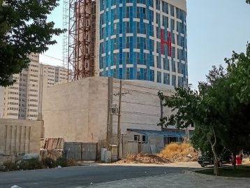 نمای ساختمان بیمارستان تپش شیراز